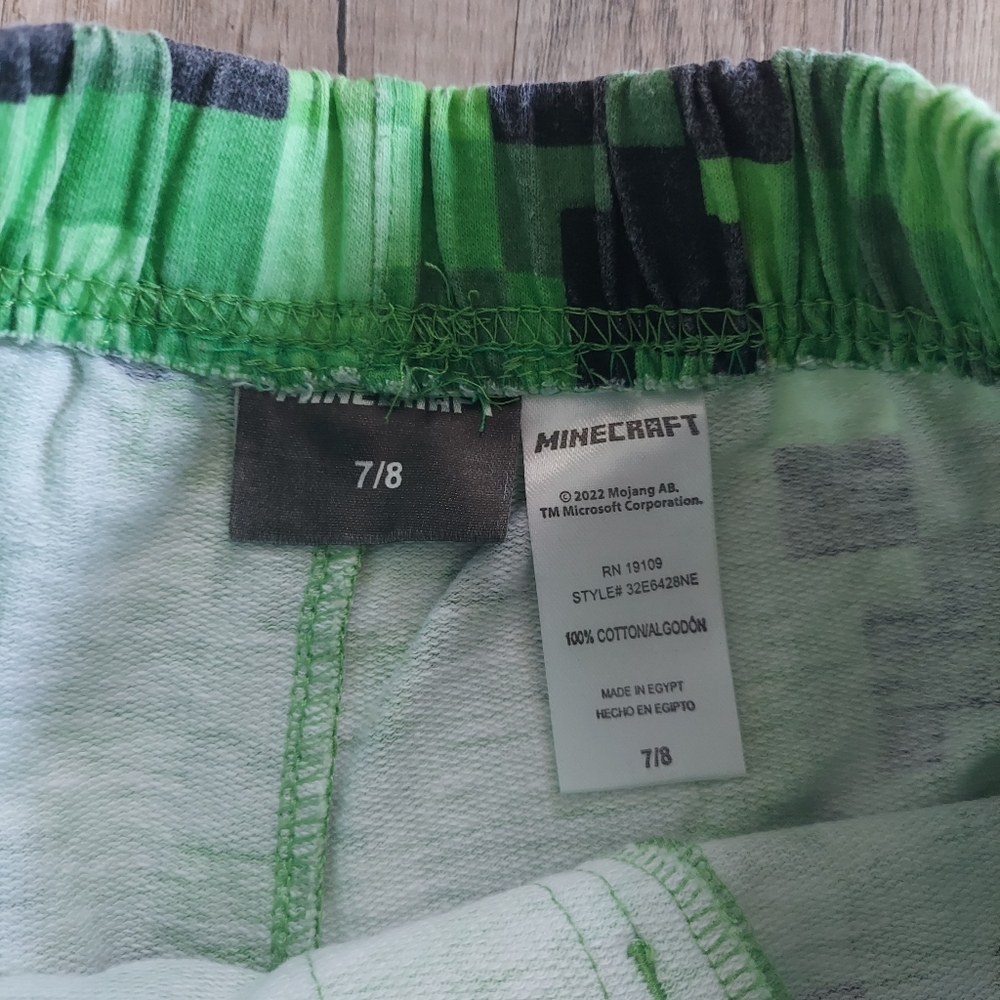Minecraft & Nike Knit Shorts Small 6/7 - Picture 10 of 13